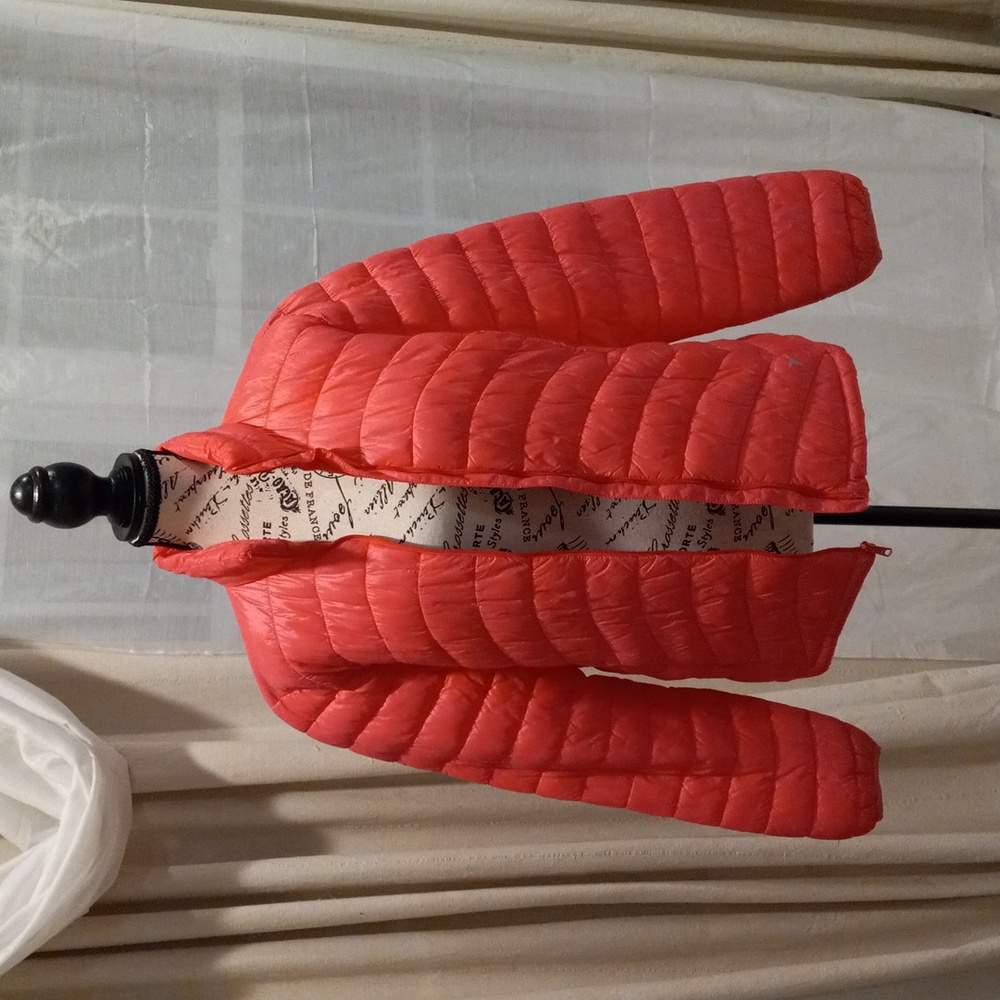 Old Navy Women L Pink Lightweight Quilted Puffer Jacket Packable Trendy Street